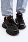 Sneakersy Na Masywnej Podeszwie GOE NN2N4045 Czarne