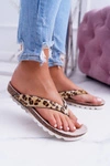 Klapki Japonki Na Korku Lu Boo Leopard