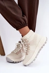 Trapery Damskie Ocieplane Lee Cooper LCJ-26-03-4525 Jasnoszare