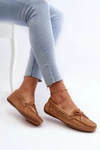 Damskie Zamszowe Mokasyny Camel Si Passione
