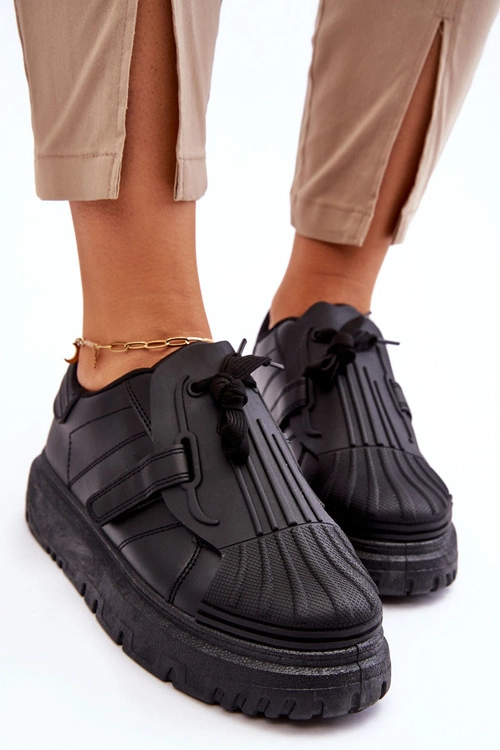 Damskie Modne Sportowe Buty Czarne Genesis