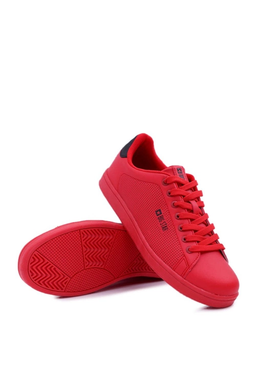 Trampki Męskie Big Star Sportowe Czerwone DD174390