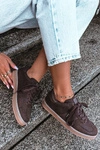 Sneakersy Damskie Big Star UU274397 Czekoladowe