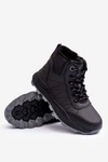 Buty Trekkingowe Trapery Ocieplane Dziecięce Czarne Big Star MM374203