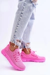 Damskie Wsuwane Buty Sportowe Sneakersy Różowe Rosett