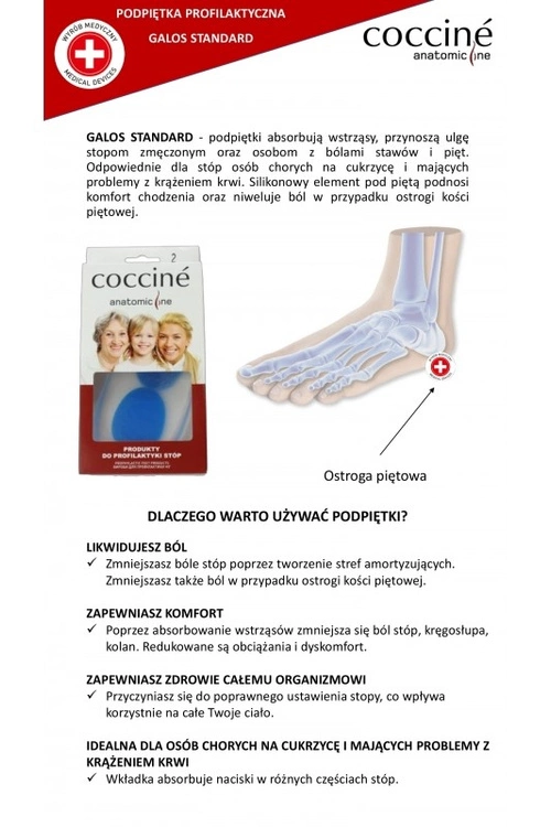 COCCINE GALOS Podpiętki Na Ostrogi Z Żelu