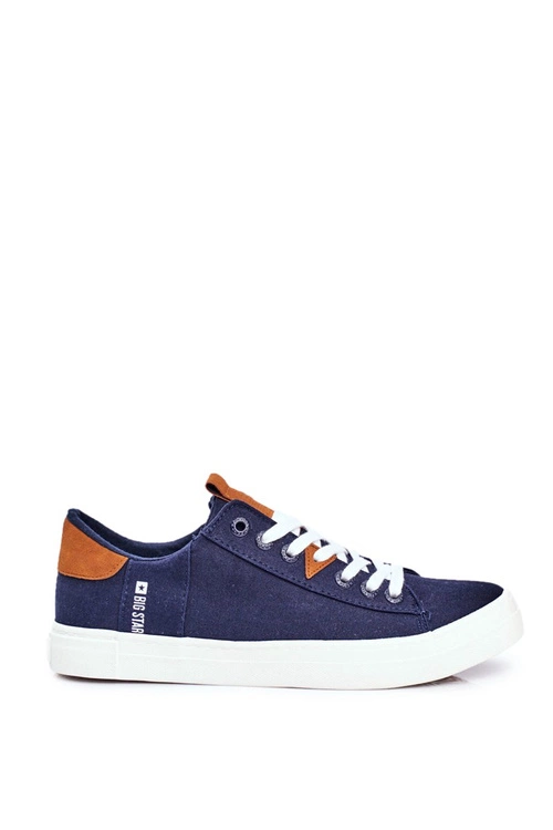 Trampki Męskie Big Star Granatowe FF174313