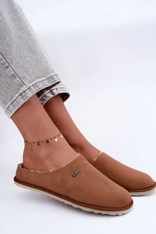 Obuwie Domowe Kapcie Damskie Inblu CS000034 Camel