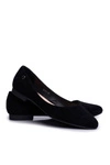 Baleriny Damskie Zamszowe Sergio Leone BL611 Czarne Nemsis
