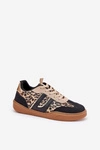 Sneakersy Damskie Z Eko Skóry Panterka Czarne Satylies