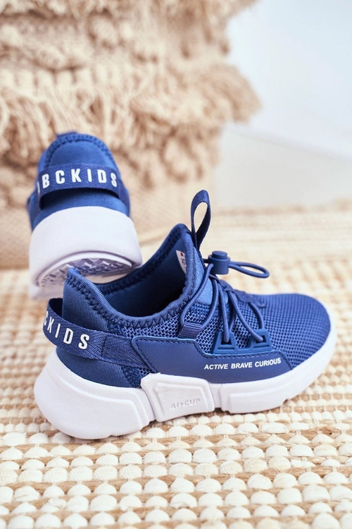 Sportowe Buty Dziecięce Młodzieżowe Granatowe ABCKIDS B012210073