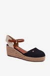 Sandały Espadryle Damskie Na Koturnie Wrangler 20261087-25Y Czarne