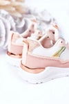 Dziecięce Sportowe Buty Sneakersy Różowe Game Time