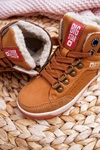Trzewiki Dziecięce Chłopięce Big Star Kożuch Camel EE374085