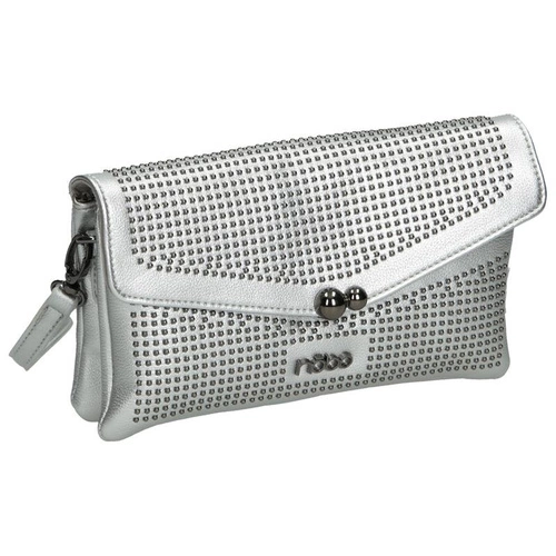 Torebka Damska Kopertówka Nobo Srebrna G1510-C022