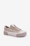 Trampki Damskie Na Grubej Podeszwie Lee Cooper LCW-24-31-2178 Szare