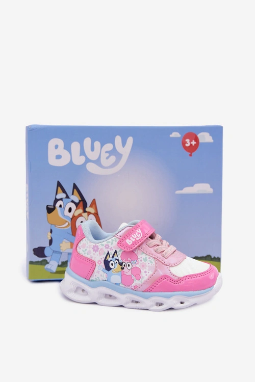 Sneakersy Dla Dziewczynki Bluey Ze Świecącą Podeszwą 8704215 Różowe