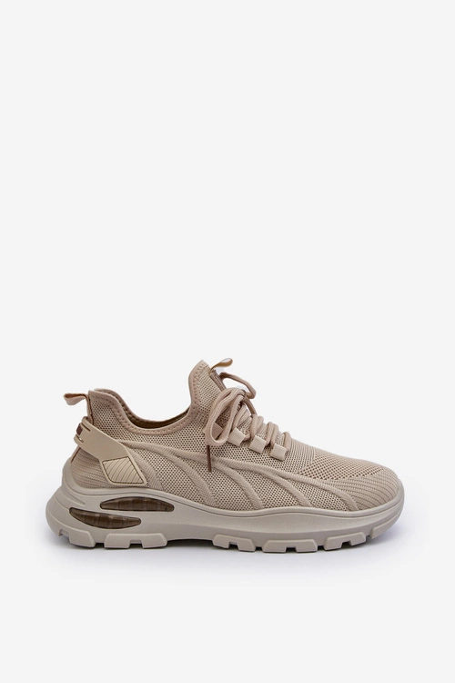 Sneakersy Męskie HI-POLY SYSTEM Big Star NN174469 Beżowe