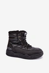 Sznurowane Śniegowce Trapery Lee Cooper LCJ-44-4562 Czarne