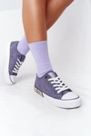 Damskie Trampki BIG STAR HH274114 Granatowe
