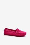 Mokasyny Damskie Eko Zamszowe Big Star NN274934 Memory Foam System Fuksja 