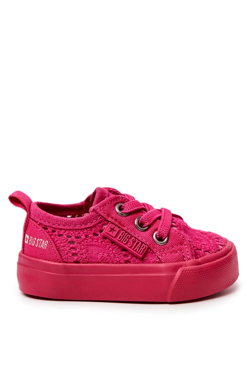 Trampki Ażurowe Big Star JJ374015 Różowe