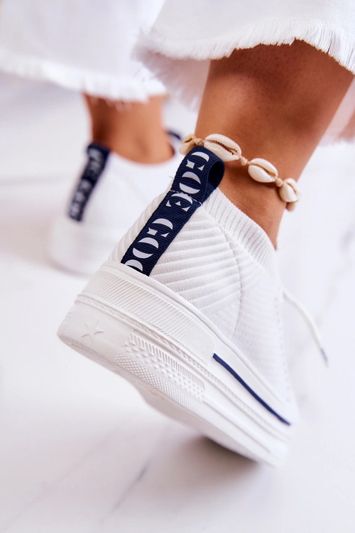 Damskie Buty Sportowe Sneakersy GOE JJ2N4164 Białe