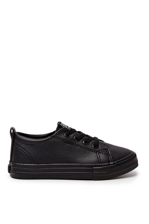 Skórzane Trampki Big Star JJ374025 Czarne