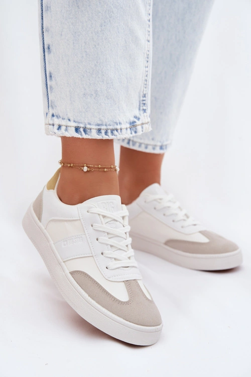 Sneakersy Damskie Niskie Big Star TT274767 Białe