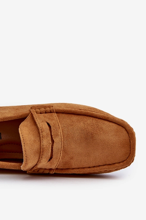 Męskie Zamszowe Mokasyny Camel Wesley