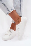 Trampki Sneakersy Damskie Z Eko Skóry Big Star TT274960 Białe