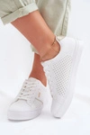 Sneakersy Damskie Ażurowe Big Star TT274291 Białe