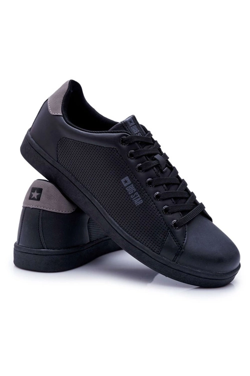 Trampki Męskie Big Star Sportowe Czarne DD174391