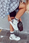 Modne Sneakersy Buty Sportowe Big Star JJ274596 Białe