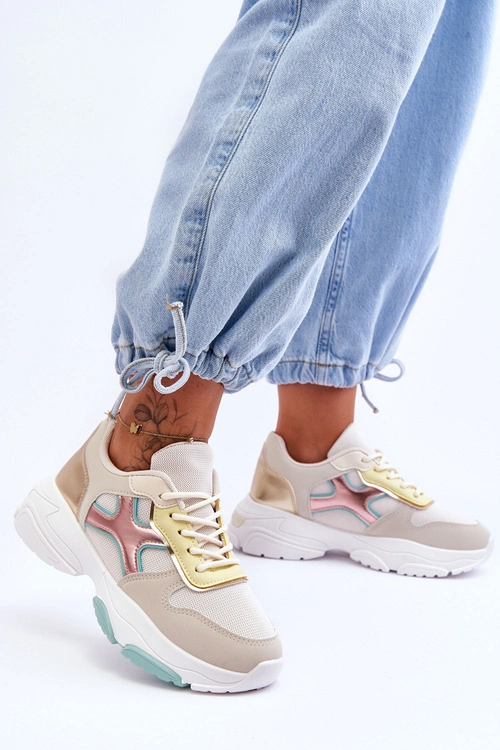Damskie Sneakersy Sznurowane Multikolorowe Cortes