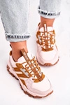 Damskie Sneakersy Big Star Beżowe GG274664