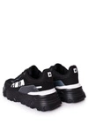Męskie Sportowe Buty Memory Foam Big Star HH174209 Czarno-Niebieskie