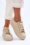 Damskie Sneakersy Big Star NN274210 Beżowe
