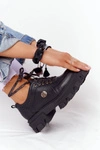 Skórzane Półbuty Oxfordy Lewski Shoes 3011-0 Czarne
