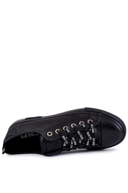 Męskie Skórzane Trampki Big Star KK174053 Czarne