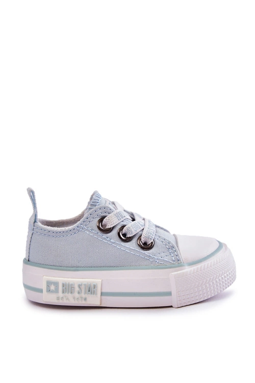 Dziecięce Materiałowe Trampki BIG STAR KK374053 Niebieskie