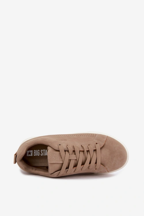 Sneakersy Męskie Big Star UU174322 Beżowe