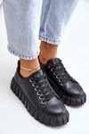 Ocieplane Sneakersy Damskie Big Star MM274617 Czarne