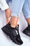 Sportowe Damskie Buty Sneakersy Big Star Czarne GG274981