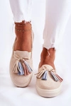 Damskie Tenisówki Trampki Slip-On Beżowe Venira