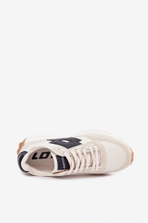 Sneakersy Damskie LOTTO 2401930U CALENTO Zgaszona Biel