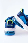 Dziecięce Sportowe Buty Na Rzep ABCKIDS Niebiesko-Czarne