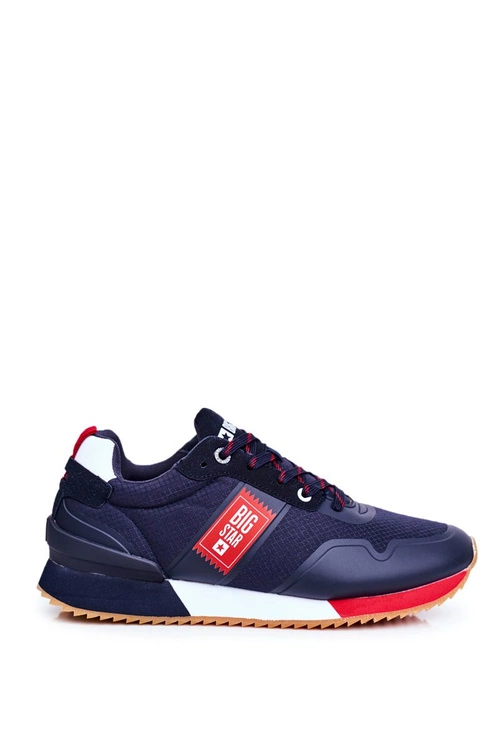 Sportowe Męskie Buty Big Star Granatowe GG174182
