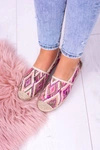 Lu Boo | Damskie Wsuwane Lniane Espadryle Bimbi