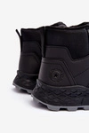Buty Trekkingowe Trapery Ocieplane Dziecięce Czarne Big Star MM374203
